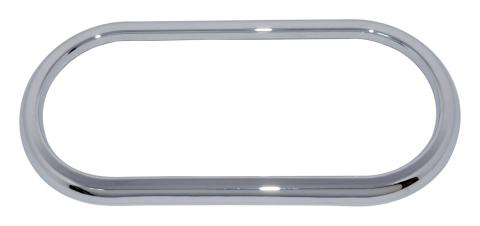 Plastic, Chrome Finish Shifter Bezel Accent for Select 07-10 Jeep JK Wrangler RT Off Road