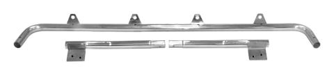 Light Bar 1997-2006 TJ Wrangler Stainless Steel w/4 Light Tabs RT Off Road