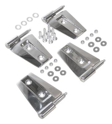 Includes 4 (Body Side) Stainless Steel Door Hinge Kit For 2-Door JK Wrangler RT Off Road