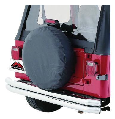 Spare Tire Cover Black Fits 30 Inch-32 Inch Diameter Tire RT Off Road