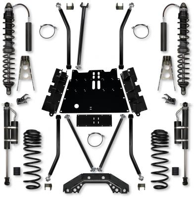 4.5 Inch X-Factor X2 Flat-Belly Coilover Long-Arm Suspension System For Jeep Wrangler TJ Rock Krawler
