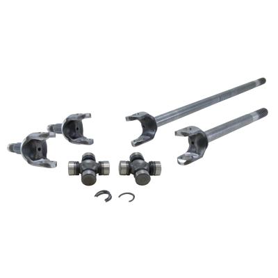 Chromoly Front Axle Kit JK Non-Rubicon Dana 30 27/32 Spline 7166 Ujoint D30 Jk 4340 Front Axle Kit 27 Spline Inner 1350 Joint Fits '07-'17 Yukon Gear