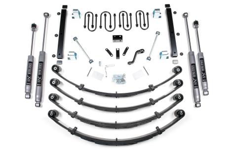 3.5 Inch Lift Kit Jeep Wrangler YJ 87-95 Heavy Duty Leaf Springs NX2 Nitro