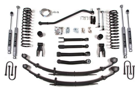 4.5 Inch Lift Kit Jeep Cherokee XJ 84-01 Dana 35 NX2 Nitro