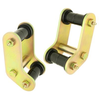 Boomerang Leaf Spring Shackles 87-95 Wrangler YJ Rear Includes Urethane Bushings HD Greasable Bolts Pair For Use w/ ProComp Springs RockJock 4x4