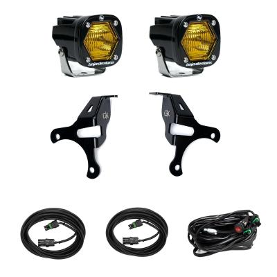 S1 Knuckle Pods Light Kit 2018-2026 Jeep JL Wrangler/JT Gladiator (Trail Baja Amber) Baja Designs