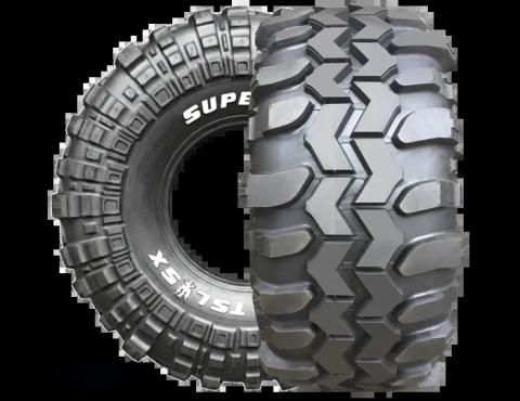 Super Swamper TSL SX 35x15.5/15LT RWL Bias Light Truck M/T Tire Interco Tire
