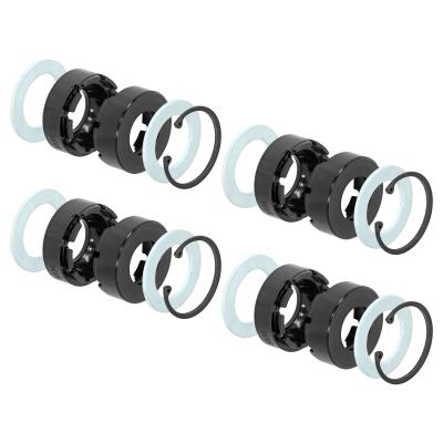 Johnny Joint Rebuild Kit 2.5 Inch 4-pack Incl. 8 Bushings 8 Side Washers 4 Snap Rings RockJock 4x4