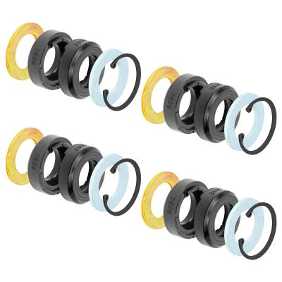 Johnny Joint Rebuild Kit 2 Inch 4-pack Incl. 8 Bushings 8 Side Washers 4 Snap Rings RockJock 4x4