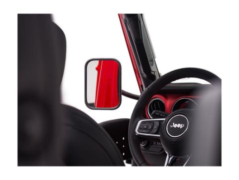 Trail Mirror Rectangular 18-Present Jeep Wrangler / Gladiator Rugged Ridge