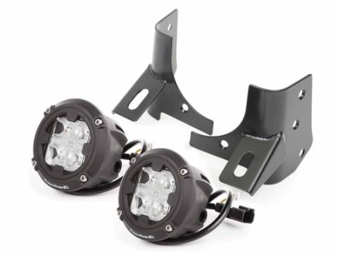 Light Kit Windshield Mounted Dual Beam Round 97-06 Wrangler TJ Rugged Ridge