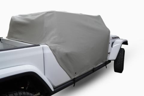 Jeep JL Cab Cover Gray Denim For 18-2024 Wrangler JL 2 Dr All Hardware Removed Mastertop