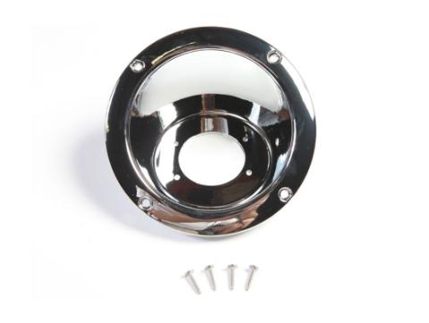 Fuel Filler Cover Chrome 97-06 Jeep Wrangler TJ Rugged Ridge