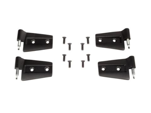 Door Hinge Kit 4 Piece 07-18 Jeep Wrangler JK 2 Door Rugged Ridge