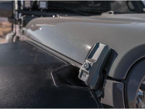 Locking Hood Catch Black Jeep Rugged Ridge