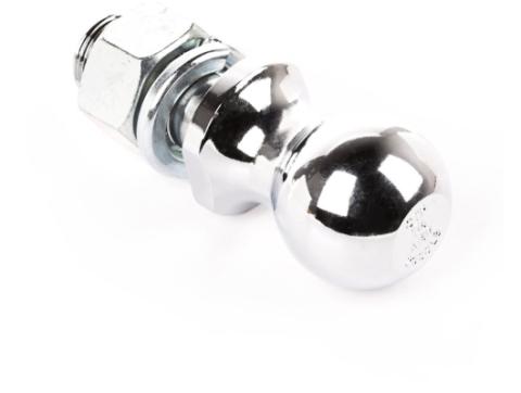 Trailer Hitch Ball 1-7/8 Inch Ball 1 Inch Diameter Shank Chrome Rugged Ridge