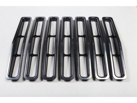 Grille Insert Kit Black 87-95 Jeep Wrangler YJ Rugged Ridge
