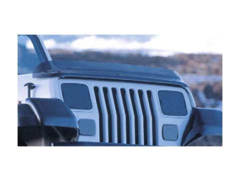 Hood Bug Deflector Smoke 87-06 Jeep Wrangler YJ/TJ Rugged Ridge