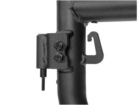 Fortis Front Tube Doors with Mirrors 18-Present Jeep Wrangler / 20-Present Gladiator Rugged Ridge