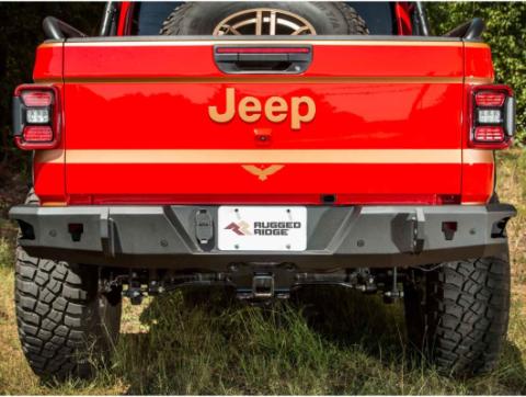 HD Bumper Rear 20-Present Jeep Gladiator JT Rugged Ridge