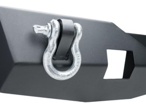 XOR Bumper Rr W/Tire Carrier Black Jeep Rugged Ridge
