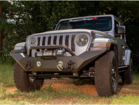 Spartan Bumper High Clearance Ends Overrider 18-Present Wrangler / 20-Present Gladiator Rugged Ridge