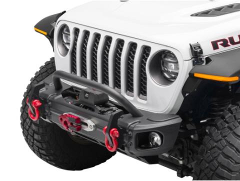 Arcus Front Bumper Tube Overrider Black 07-18 Jeep Wrangler JK Rugged Ridge