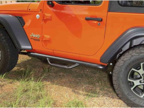 Spartan Nerf Bar Textured Black 18-Present Jeep Wrangler Jl 2 Door Rugged Ridge