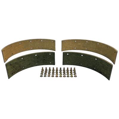 Brake Lining Set for Select 41-68 Vintage Jeep MB CJS, M38, M38-A1 w/ 9 Inch Brakes Crown Automotive
