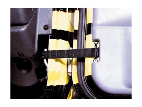 Door Check Strap Kit Adjustable 55-06 Jeep CJ/Wrangler YJ/TJ Rugged Ridge