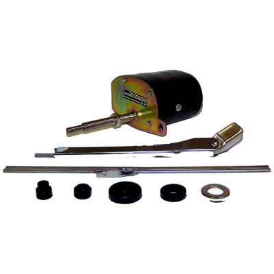 12 Volt 1-Speed Wiper Motor Kit for Select 45-58 Jeep CJs, MB, M38, M38-A1 Crown Automotive