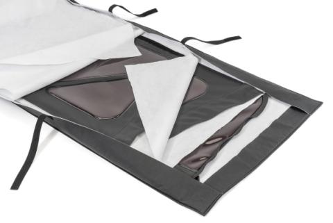 Jeep Soft Top Window Protection Roll For 76-18 Jeep CJ, YJ, TJ &amp; JK Wrangler Black Diamond MasterTop