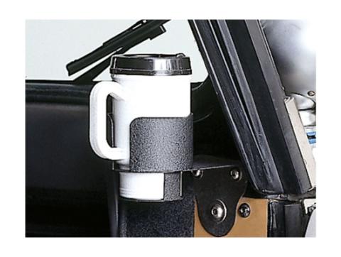 Cup Holder Windshield Mounted 76-95 Jeep CJ/Wrangler YJ Rugged Ridge
