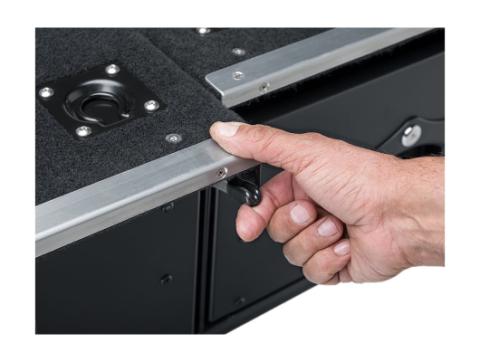 Cargo Storage Drawers Black Jeep Rugged Ridge