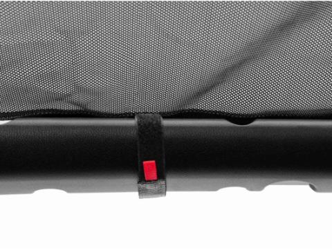 Eclipse Sun Shade Front Black 18-Present Wrangler (4Dr) / 20-Present Gladiator Rugged Ridge