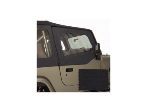 Door Kit Upper Black Diamond 88-95 Jeep Wrangler YJ Rugged Ridge