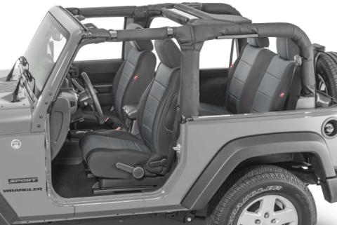Wrangler JK Seat Cover for 11-12 Jeep JK Charcoal Neoprene Pair Diver Down