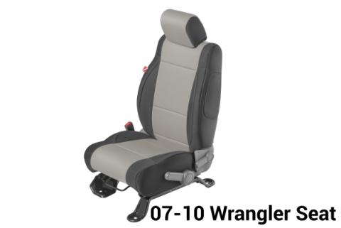 Wrangler JK Unlimited Seat Cover for 11-12 Jeep JK Unlimited Gray Neoprene Pair Diver Down