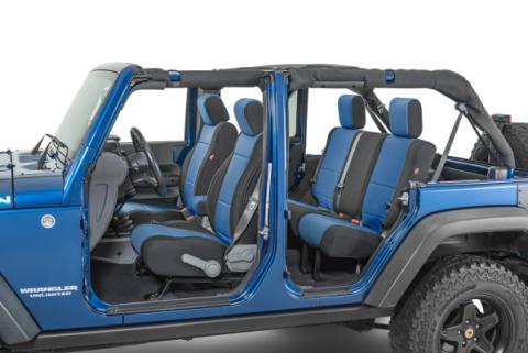Jeep Wrangler Neoprene Console Lid Cover for 11-18 Jeep Wrangler JK Light Gray Diver Down