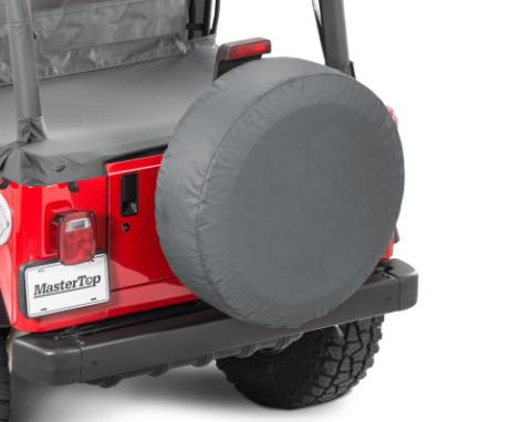 Jeep Spare Tire Cover 31 Inch Black Diamond MasterTop