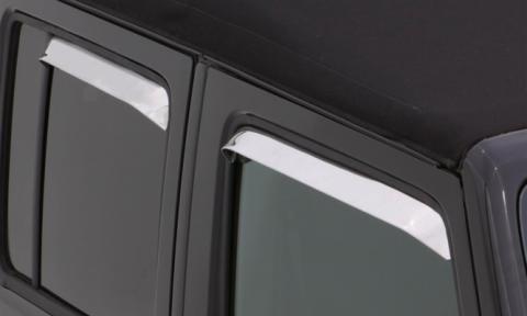 Ventshade for 1963-1991 Jeep Wagoneer 4/Wagoneer/Grand Wagoneer Door 4 Piece Stainless AVS