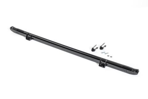 Jeep TJ No Drill Windshield Header For 97-06 Wrangler TJ Black MasterTop