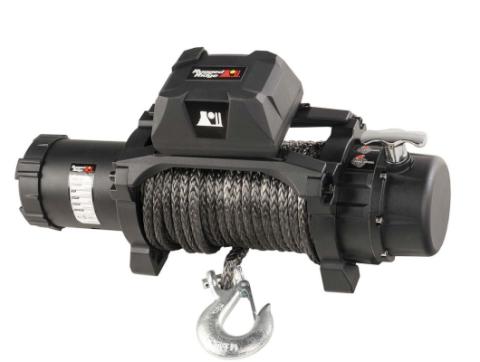 Trekker Winch 12500 Lbs Synthetic Rope IP68 Waterproof Wireless Rugged Ridge