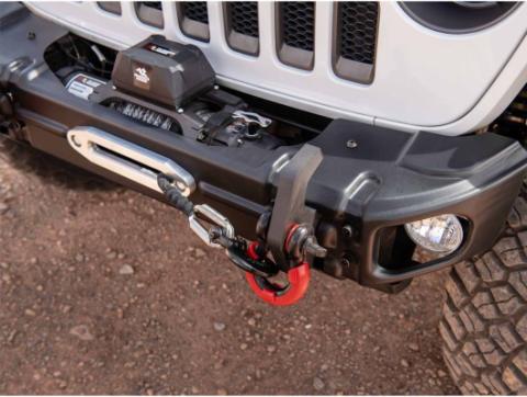 Trekker Winch 12500 Lbs Synthetic Rope IP68 Waterproof Wireless Rugged Ridge