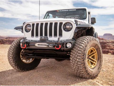 Trekker Winch 12500 Lbs Synthetic Rope IP68 Waterproof Wireless Rugged Ridge