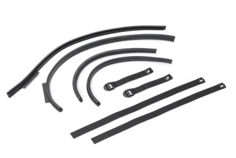 Jeep JK Replacement Top Tinted Glass 07-09 Wrangler JK 4 Door Black MasterTwill MasterTop