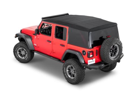 Full View Window Repair System 2018-Current 2 &amp; 4 Dr JL &amp; JLU Rear Window Tinted Glass MasterTop