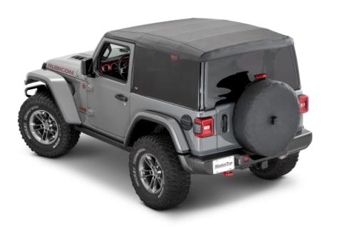 Full View Window Repair System 2018-Current 2 &amp; 4 Dr JL &amp; JLU Rear Window Tinted Glass MasterTop