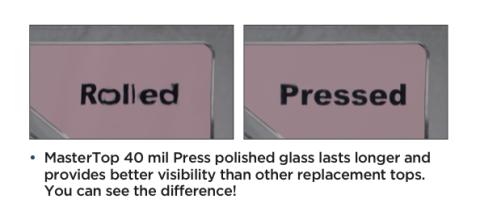 Full View Window Repair System 2018-Current 2 &amp; 4 Dr JL &amp; JLU Rear Window Tinted Glass MasterTop