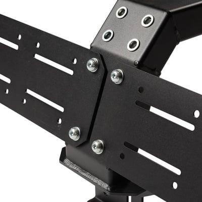 Defender Low Profile Bed Rack Black Carbon Steel Smittybilt